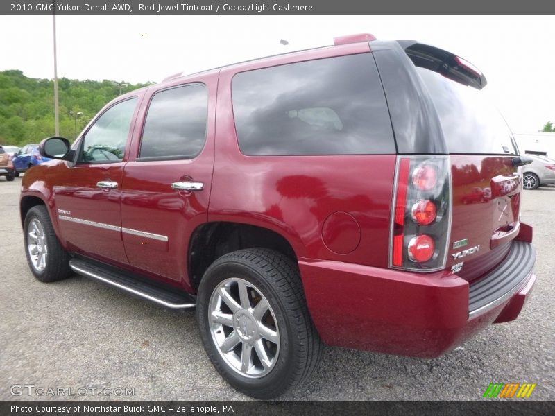 Red Jewel Tintcoat / Cocoa/Light Cashmere 2010 GMC Yukon Denali AWD