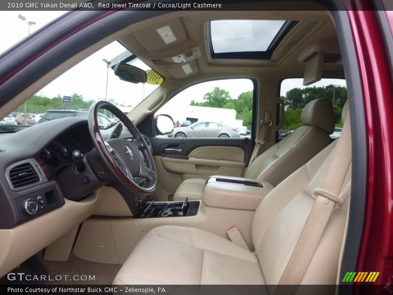 Red Jewel Tintcoat / Cocoa/Light Cashmere 2010 GMC Yukon Denali AWD