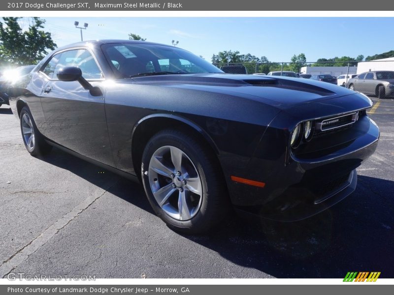 Maximum Steel Metallic / Black 2017 Dodge Challenger SXT
