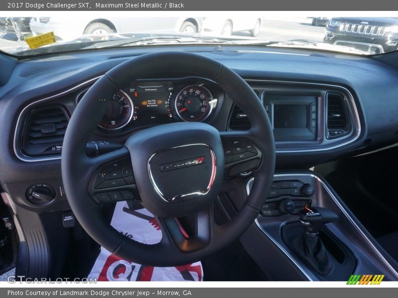 Maximum Steel Metallic / Black 2017 Dodge Challenger SXT