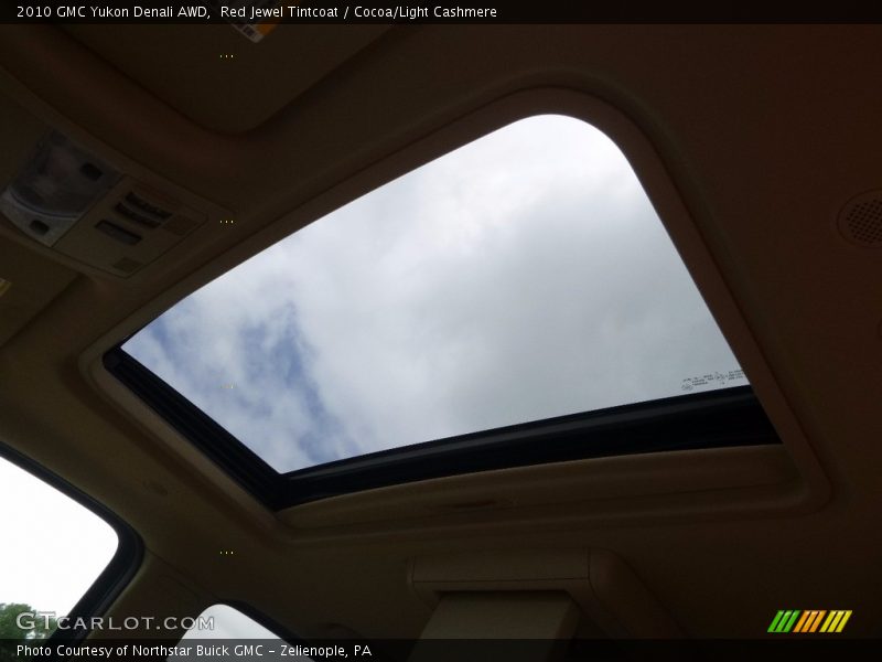 Red Jewel Tintcoat / Cocoa/Light Cashmere 2010 GMC Yukon Denali AWD