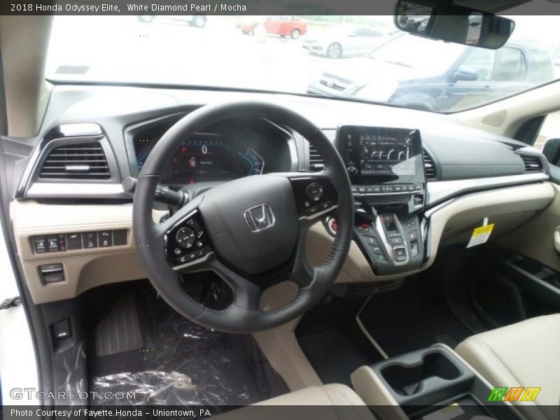 Dashboard of 2018 Odyssey Elite