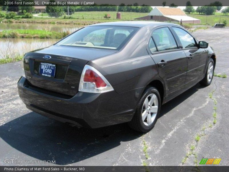 Charcoal Beige Metallic / Camel 2006 Ford Fusion SE