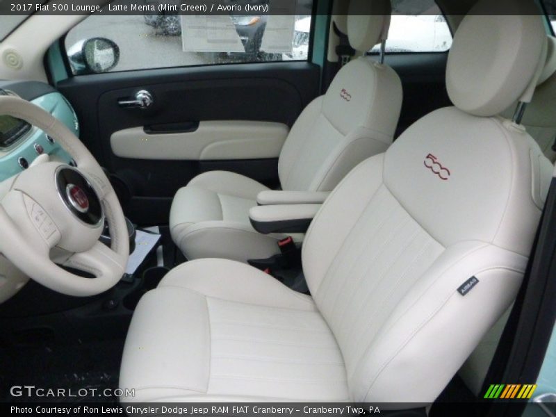 Latte Menta (Mint Green) / Avorio (Ivory) 2017 Fiat 500 Lounge