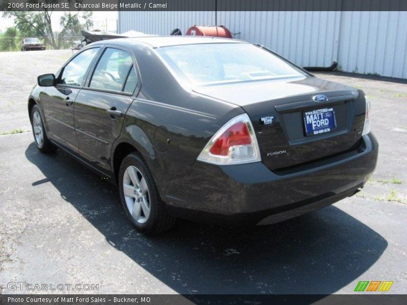 Charcoal Beige Metallic / Camel 2006 Ford Fusion SE