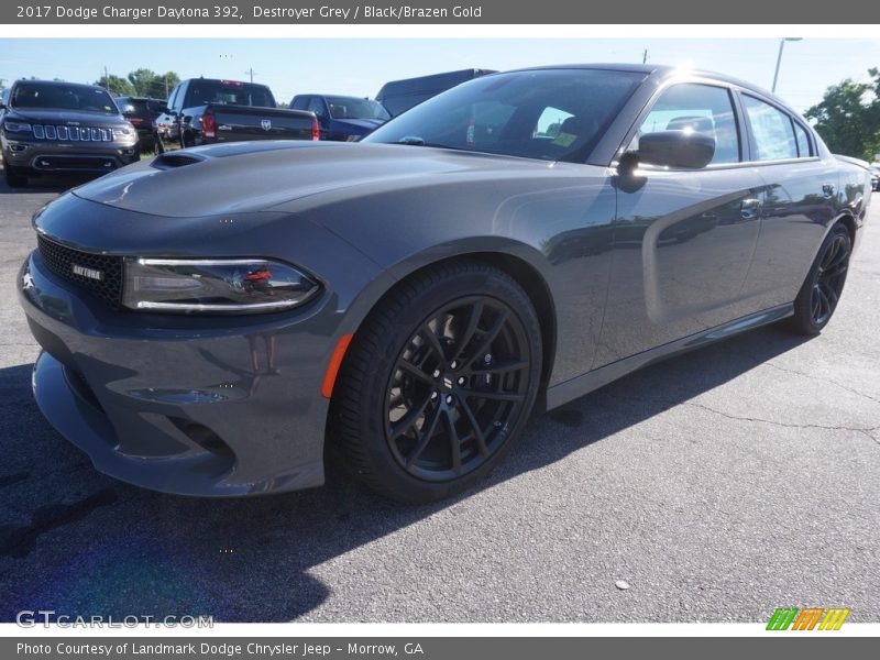 Destroyer Grey / Black/Brazen Gold 2017 Dodge Charger Daytona 392