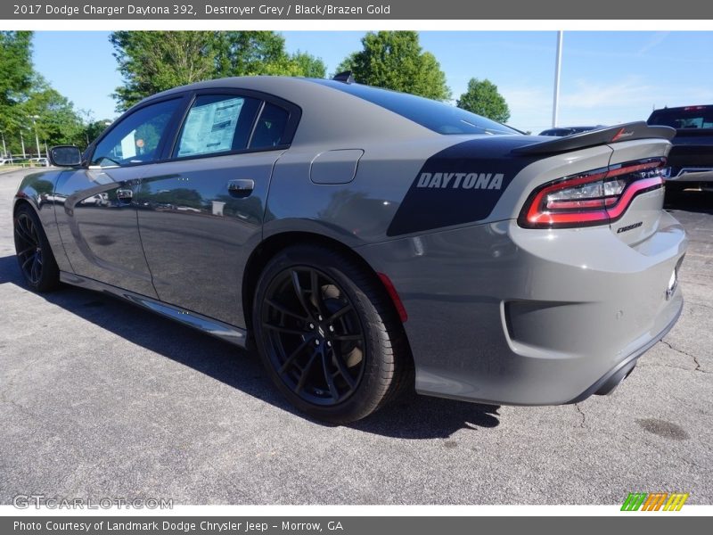 Destroyer Grey / Black/Brazen Gold 2017 Dodge Charger Daytona 392