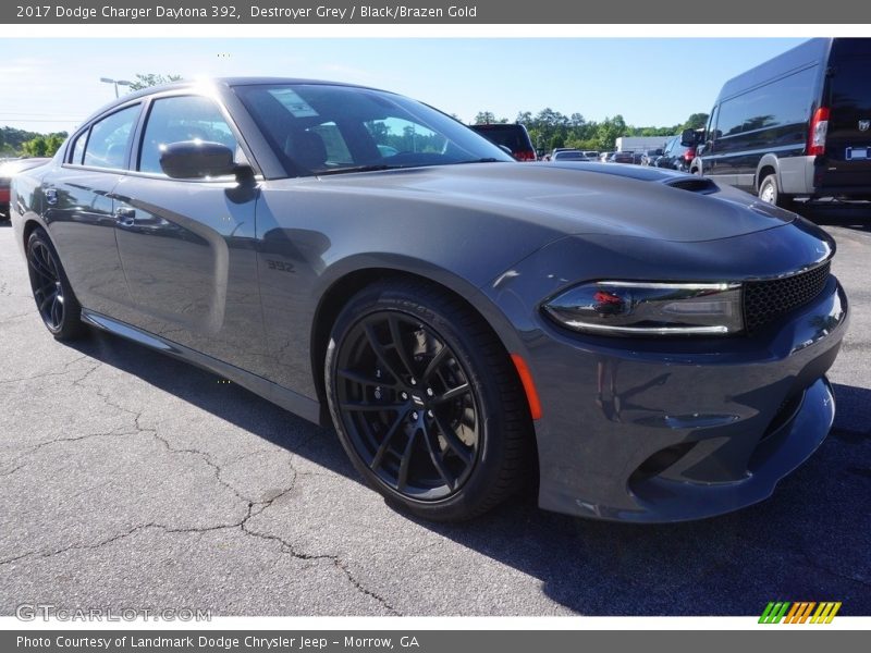 Destroyer Grey / Black/Brazen Gold 2017 Dodge Charger Daytona 392