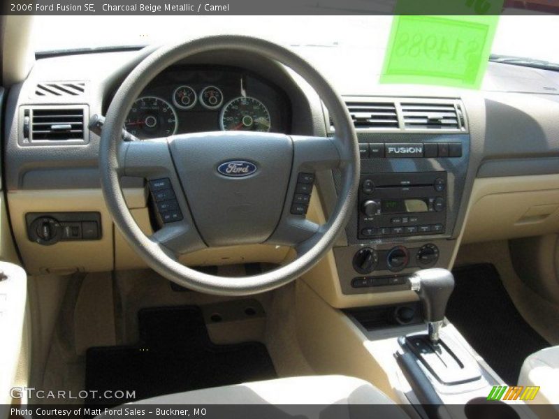 Charcoal Beige Metallic / Camel 2006 Ford Fusion SE