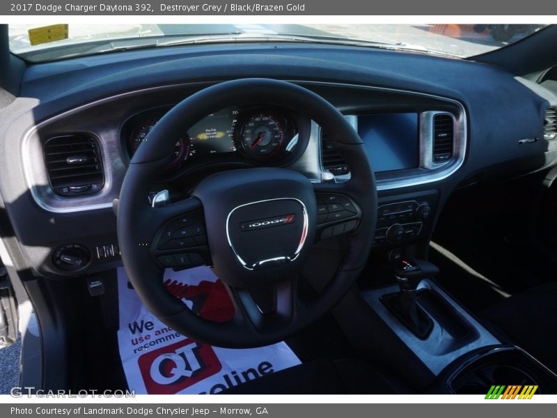 Destroyer Grey / Black/Brazen Gold 2017 Dodge Charger Daytona 392
