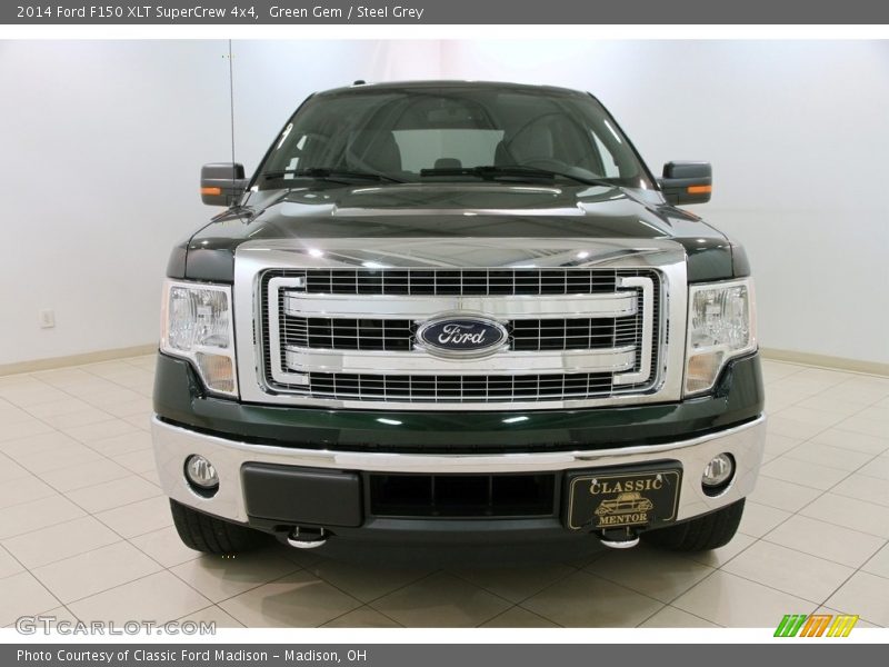 Green Gem / Steel Grey 2014 Ford F150 XLT SuperCrew 4x4