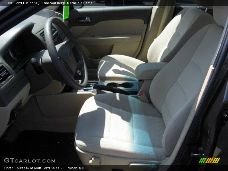 Charcoal Beige Metallic / Camel 2006 Ford Fusion SE