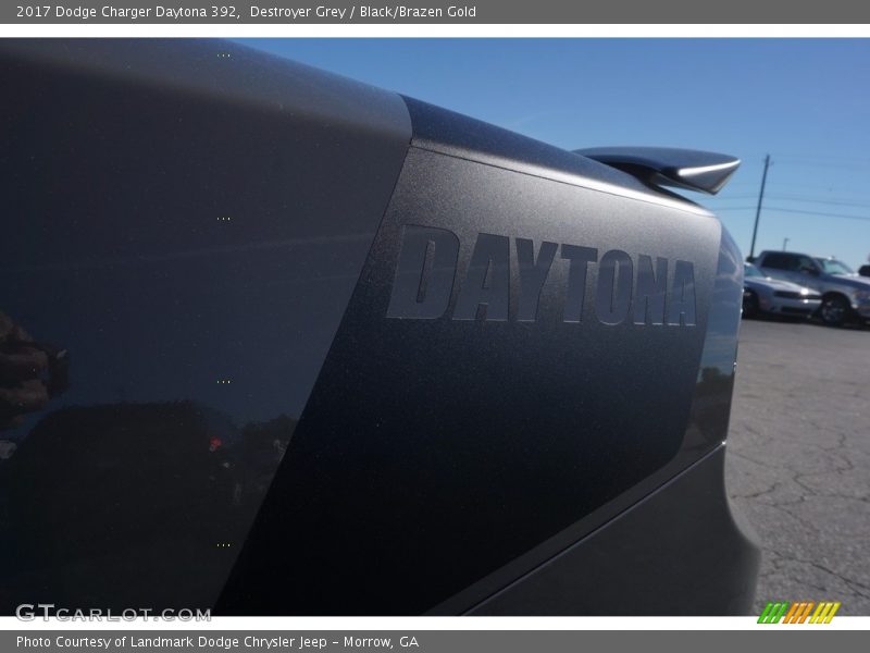 Destroyer Grey / Black/Brazen Gold 2017 Dodge Charger Daytona 392