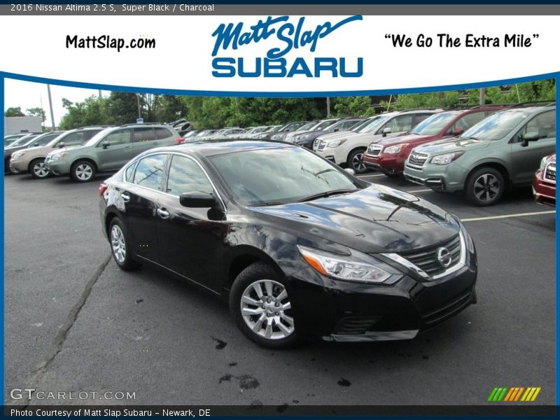Super Black / Charcoal 2016 Nissan Altima 2.5 S
