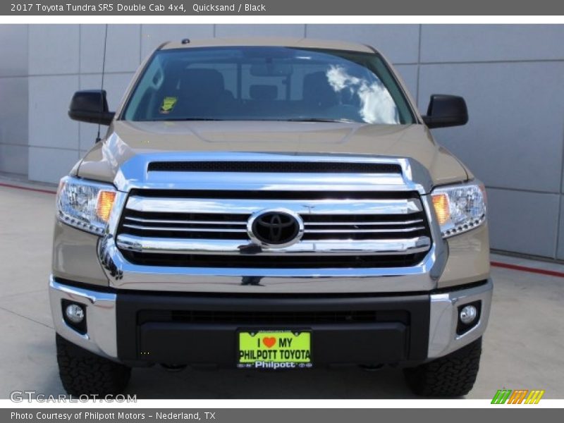 Quicksand / Black 2017 Toyota Tundra SR5 Double Cab 4x4