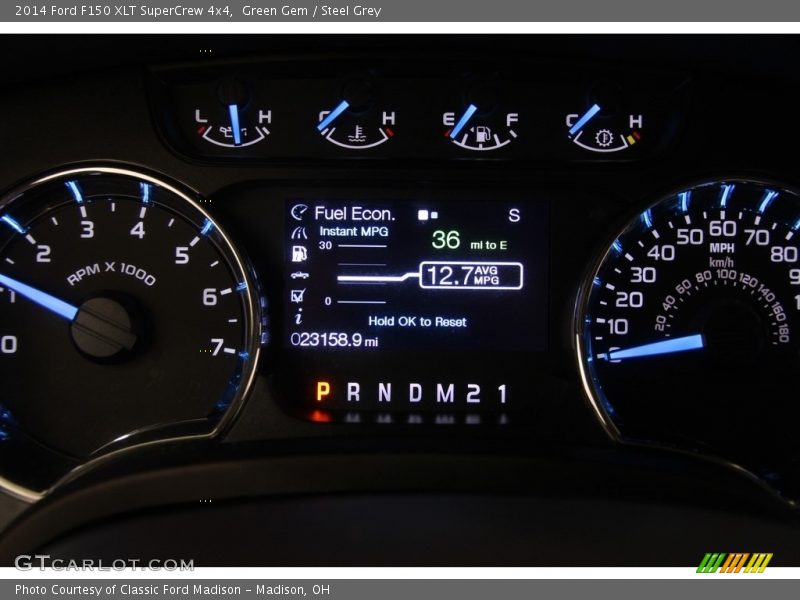 Green Gem / Steel Grey 2014 Ford F150 XLT SuperCrew 4x4