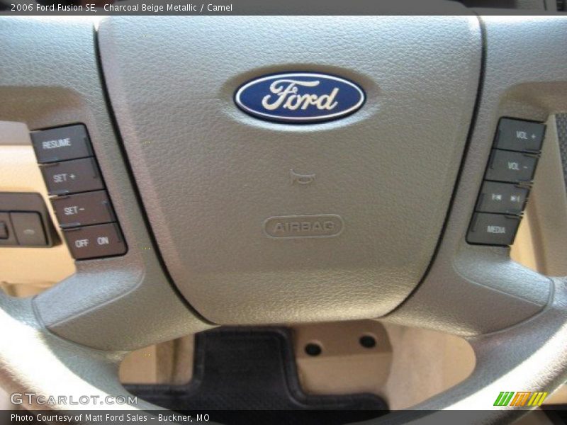 Charcoal Beige Metallic / Camel 2006 Ford Fusion SE