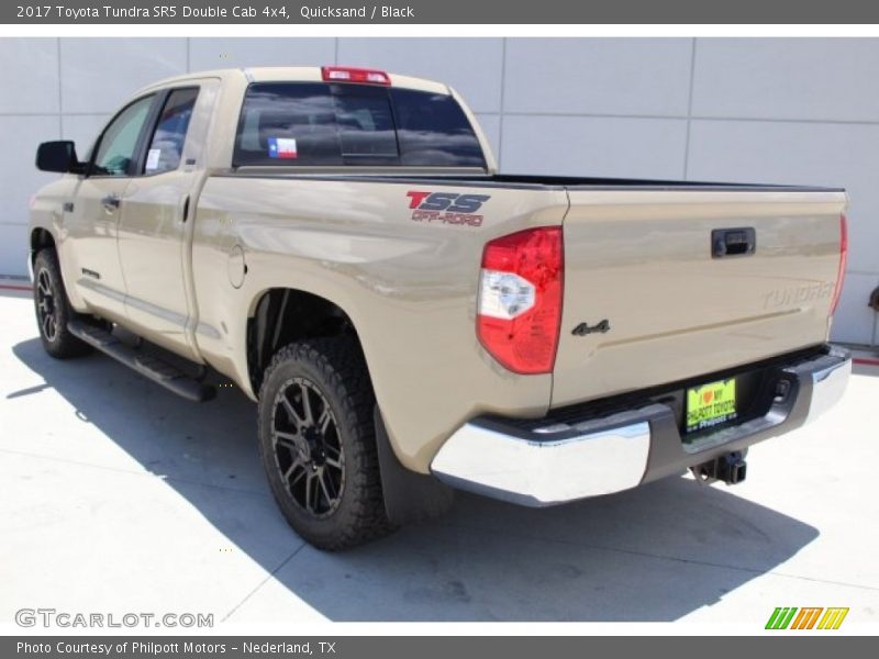 Quicksand / Black 2017 Toyota Tundra SR5 Double Cab 4x4