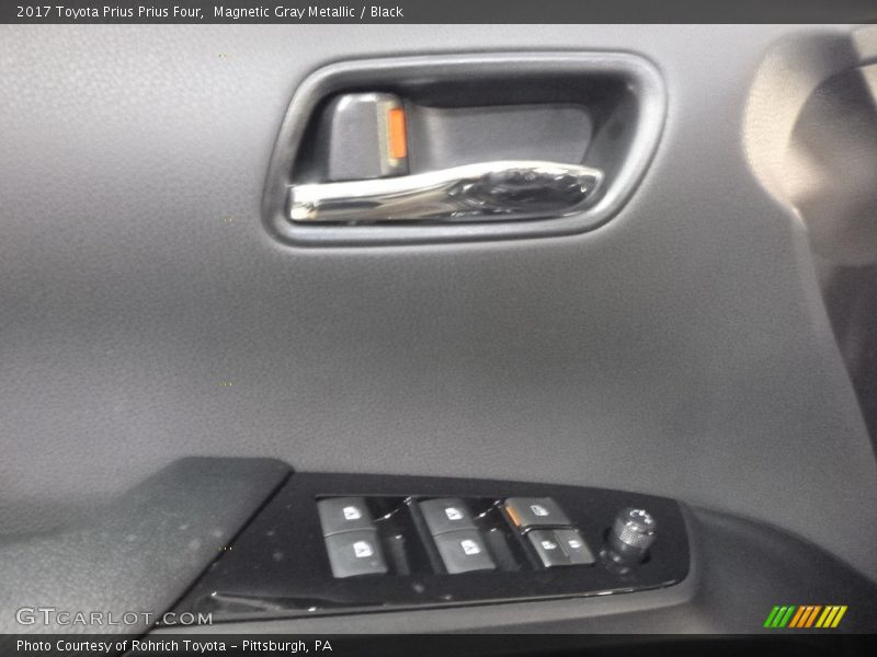 Magnetic Gray Metallic / Black 2017 Toyota Prius Prius Four