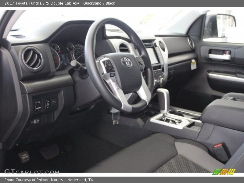 Quicksand / Black 2017 Toyota Tundra SR5 Double Cab 4x4