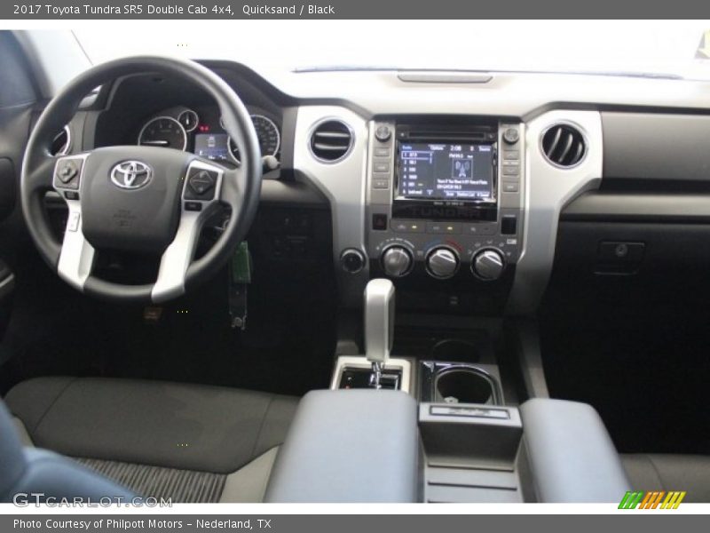 Quicksand / Black 2017 Toyota Tundra SR5 Double Cab 4x4