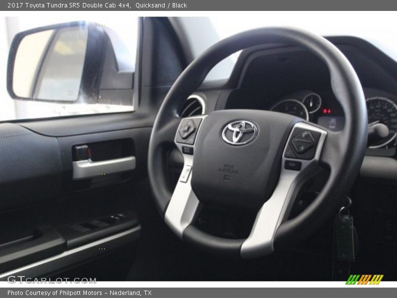 Quicksand / Black 2017 Toyota Tundra SR5 Double Cab 4x4