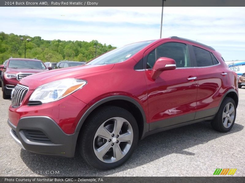 Ruby Red Metallic / Ebony 2014 Buick Encore AWD
