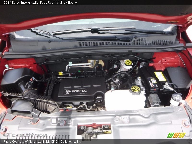 Ruby Red Metallic / Ebony 2014 Buick Encore AWD