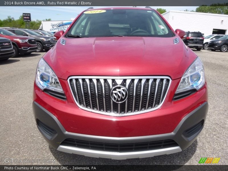 Ruby Red Metallic / Ebony 2014 Buick Encore AWD