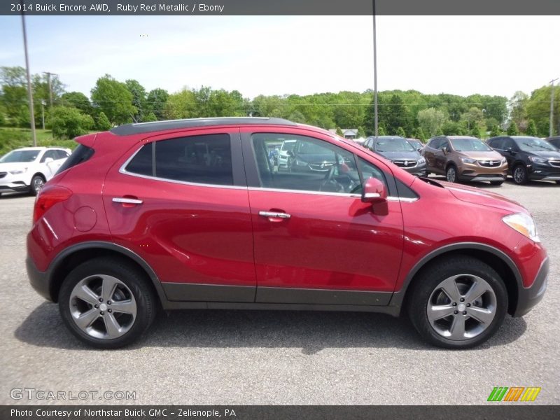 Ruby Red Metallic / Ebony 2014 Buick Encore AWD