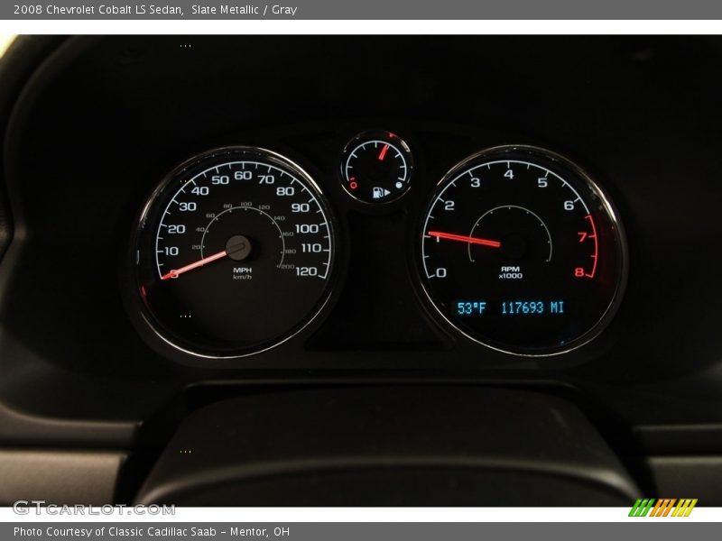 Slate Metallic / Gray 2008 Chevrolet Cobalt LS Sedan