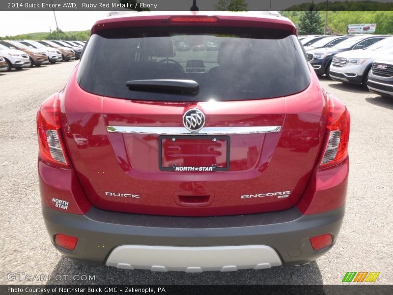 Ruby Red Metallic / Ebony 2014 Buick Encore AWD