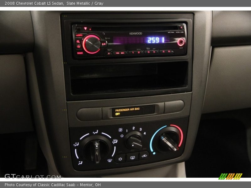 Slate Metallic / Gray 2008 Chevrolet Cobalt LS Sedan