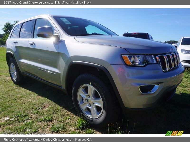 Billet Silver Metallic / Black 2017 Jeep Grand Cherokee Laredo