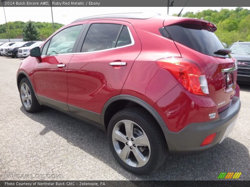 Ruby Red Metallic / Ebony 2014 Buick Encore AWD