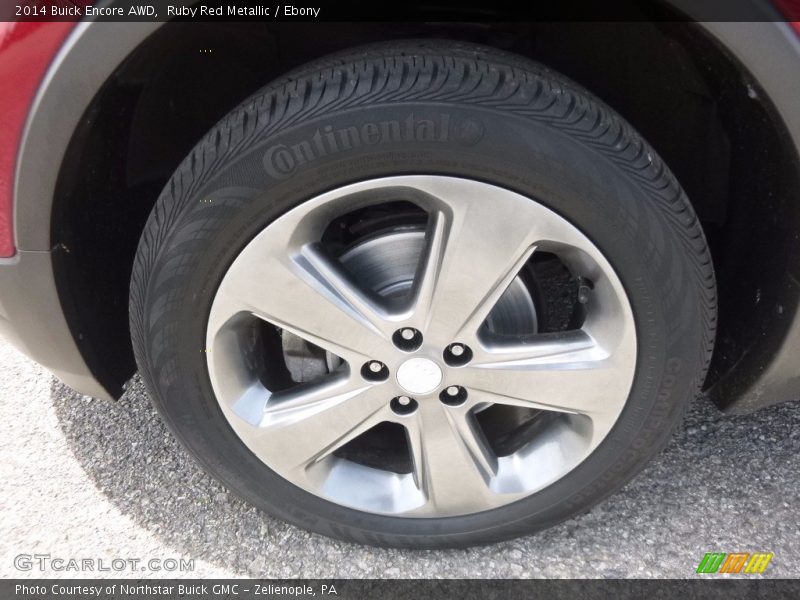 Ruby Red Metallic / Ebony 2014 Buick Encore AWD