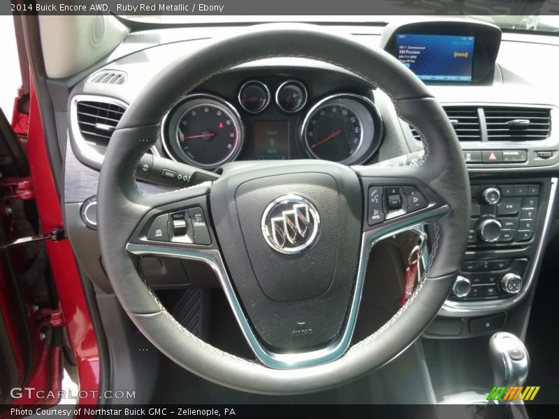 Ruby Red Metallic / Ebony 2014 Buick Encore AWD