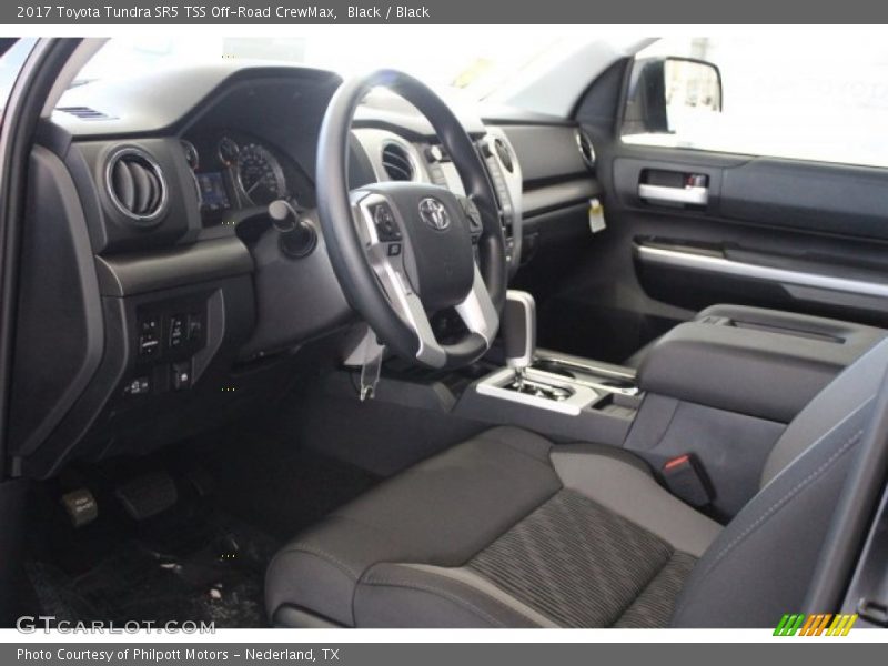 Black / Black 2017 Toyota Tundra SR5 TSS Off-Road CrewMax