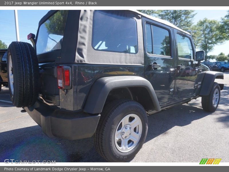 Rhino / Black 2017 Jeep Wrangler Unlimited Sport 4x4
