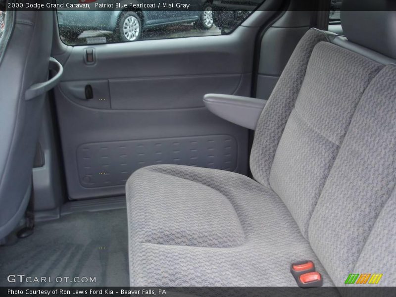 Patriot Blue Pearlcoat / Mist Gray 2000 Dodge Grand Caravan