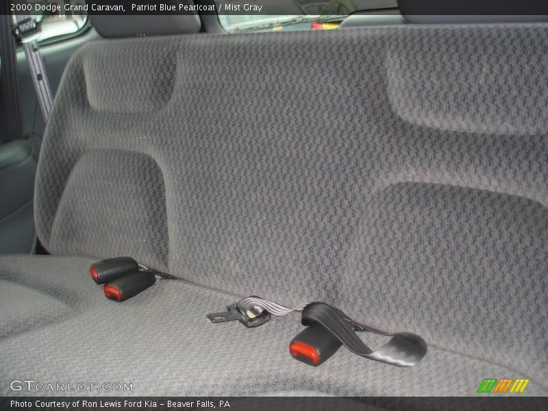 Patriot Blue Pearlcoat / Mist Gray 2000 Dodge Grand Caravan