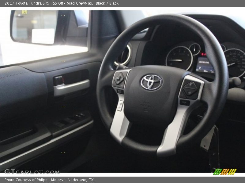 Black / Black 2017 Toyota Tundra SR5 TSS Off-Road CrewMax