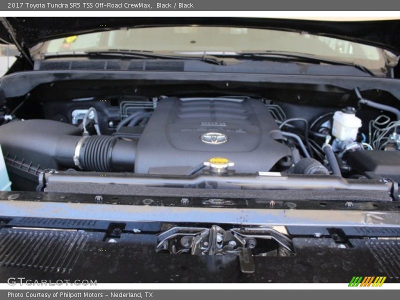 Black / Black 2017 Toyota Tundra SR5 TSS Off-Road CrewMax
