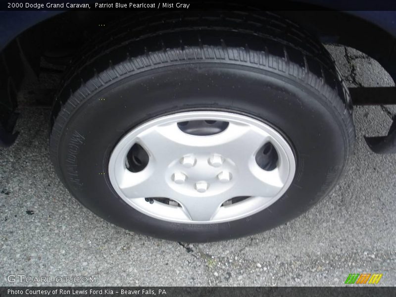 Patriot Blue Pearlcoat / Mist Gray 2000 Dodge Grand Caravan