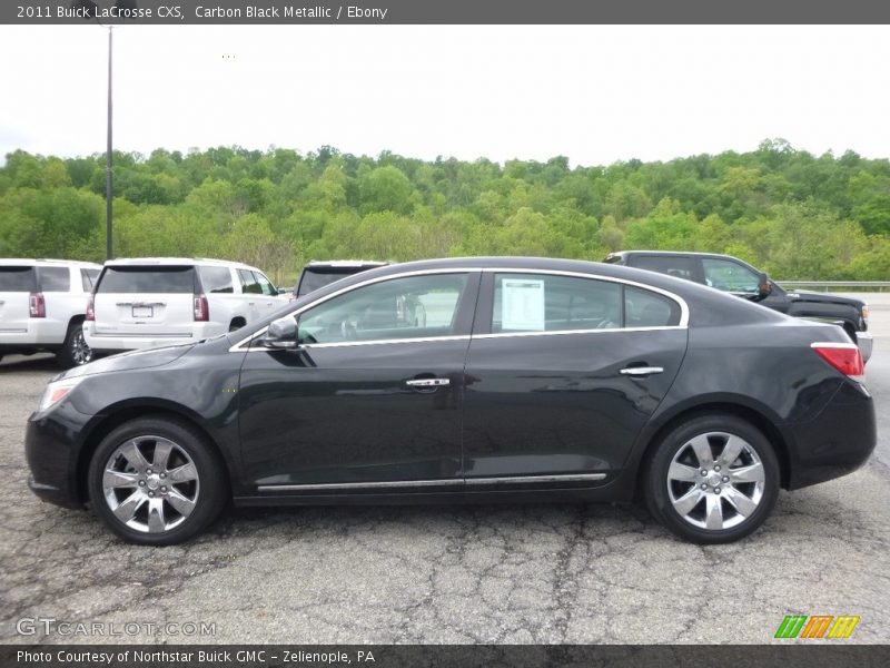 Carbon Black Metallic / Ebony 2011 Buick LaCrosse CXS