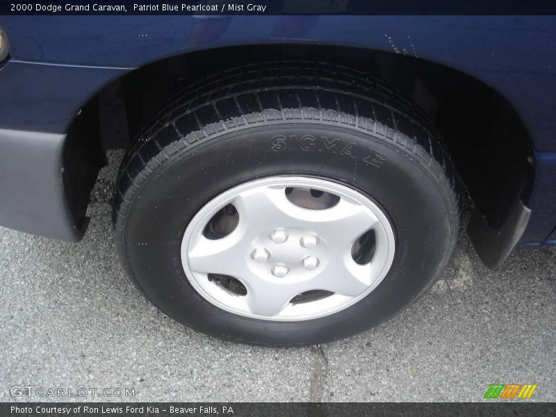 Patriot Blue Pearlcoat / Mist Gray 2000 Dodge Grand Caravan