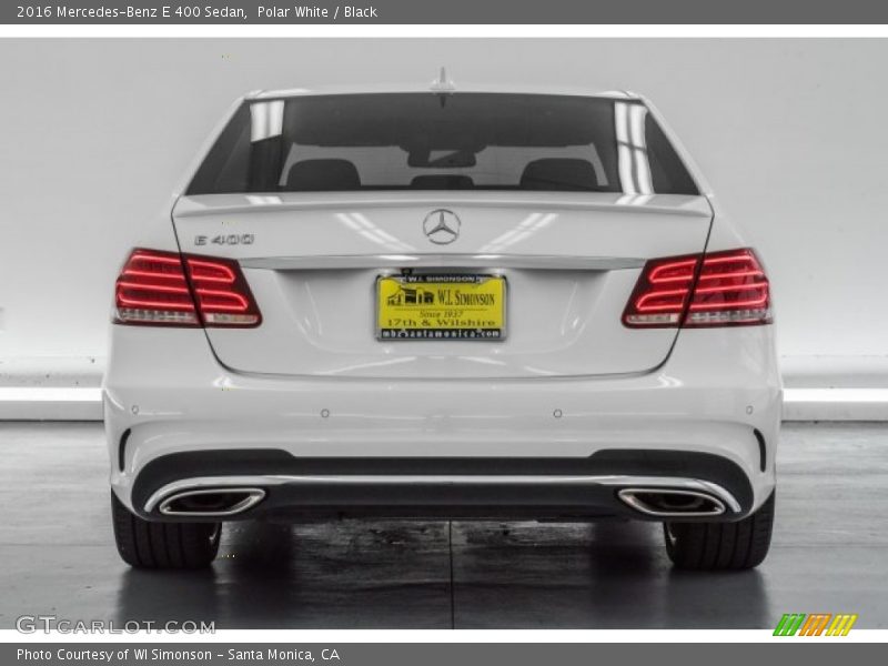 Polar White / Black 2016 Mercedes-Benz E 400 Sedan