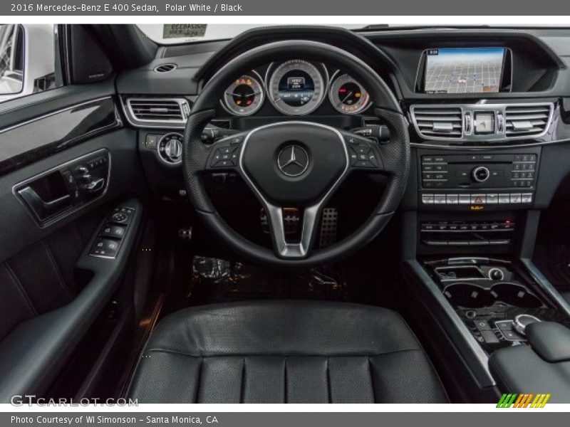 Polar White / Black 2016 Mercedes-Benz E 400 Sedan