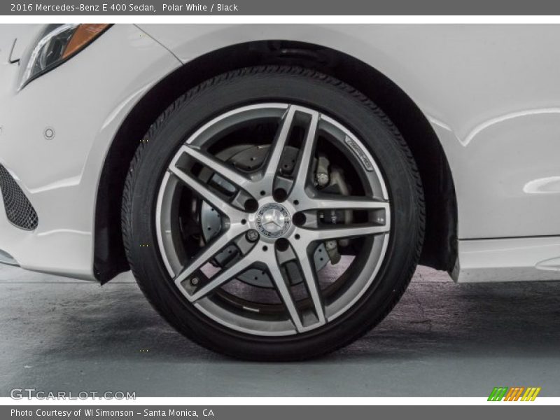 Polar White / Black 2016 Mercedes-Benz E 400 Sedan