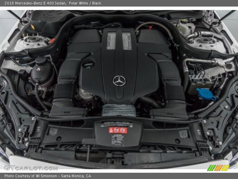 Polar White / Black 2016 Mercedes-Benz E 400 Sedan
